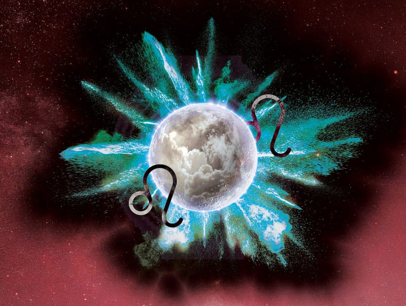 Luna v znamenju Leva razkriva močno in strastno čustveno doživljanje.